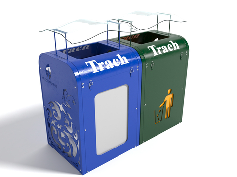 Modern Trash Bin Trash Bin