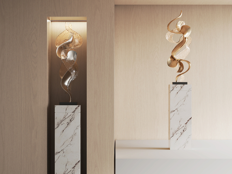 Affordable Luxury Style Abstract Sculpture Ornaments