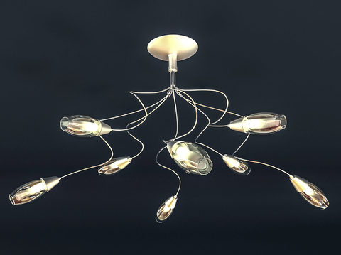 Modern indoor chandelier