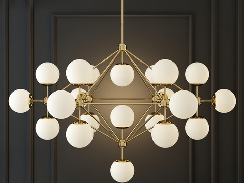 Affordable Luxury Style Multi-head Chandelier Indoor Chandelier