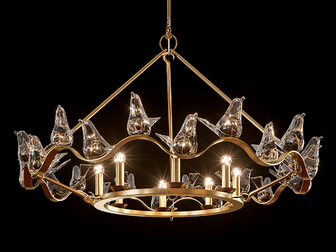 Affordable Luxury Style Chandelier Bird Chandelier Indoor Chandelier