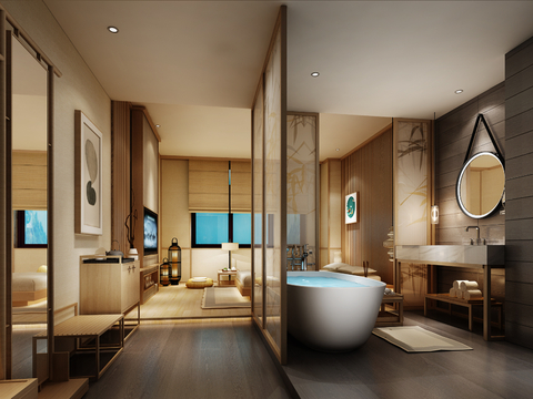 Modern master bathroom bathroom