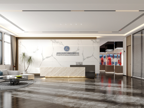 Modern Office Reception Hall