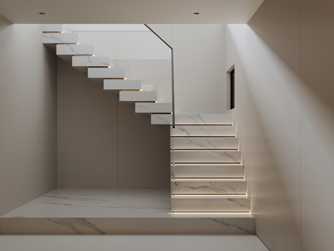 Modern Handrail Stairs