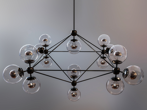 Modern glass chandelier indoor chandelier