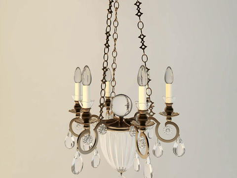 European-style candlestick lamp indoor chandelier