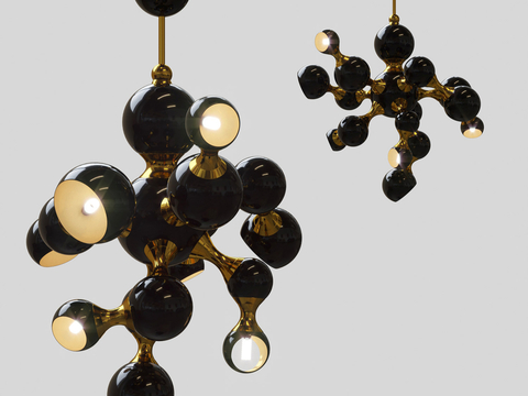 Modern spherical chandelier