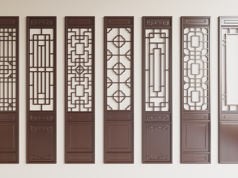 Neo-Chinese Style lattice partition