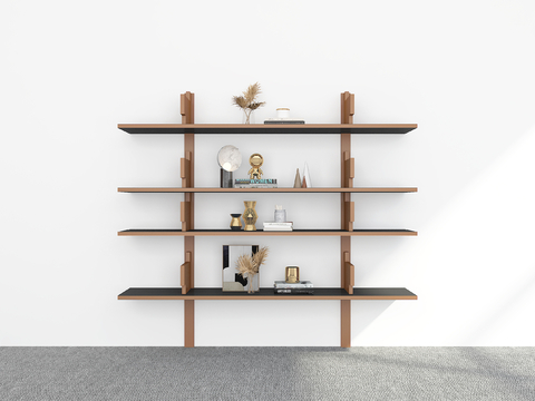 Modern Bookshelf Display Rack