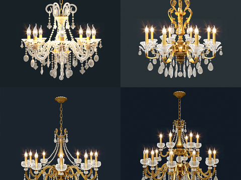 European-style crystal chandelier candle holder chandelier