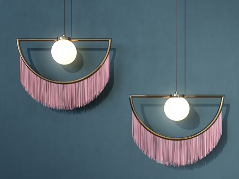 Modern tassel small chandelier