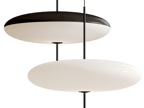 Modern disc chandelier