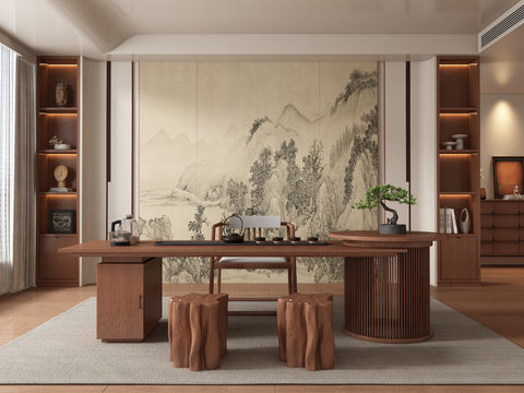 New Chinese Tea Room Tea Tasting Area