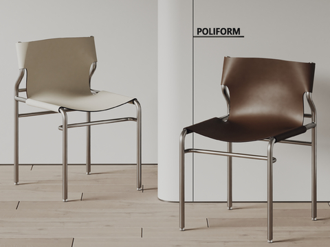 poliform modern chair leather chair dining chair