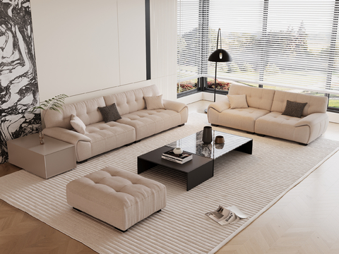 Modern Fabric Sofa Sectional Sofa