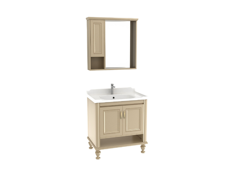 European-style bathroom cabinet