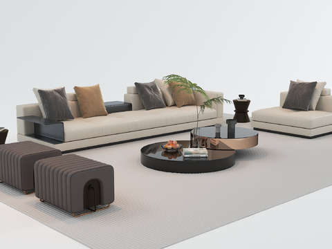 Modern Sofa Coffee Table Sectional Sofa