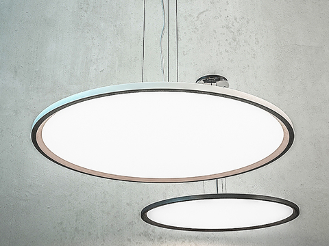 Modern disc chandelier