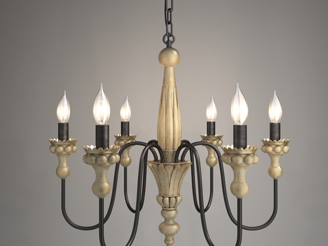 Modern Lotus Chandelier Candlestick Chandelier