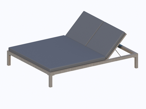 Modern Pool Lounger Beach Lounger Double Lounger