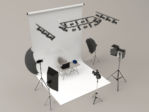 Studio photography props photography lights