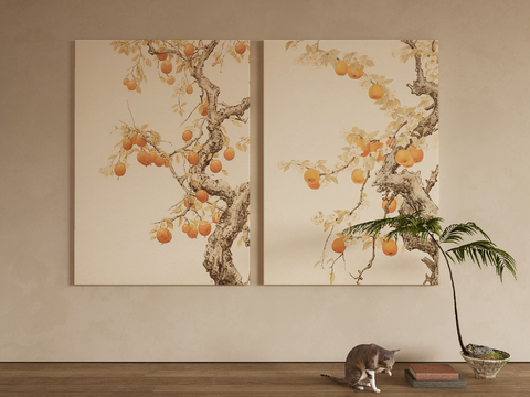 New Chinese Art Painting Texture Painting Decorative Painting