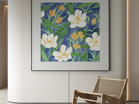 Modern Decorative Painting Flower Oil Painting