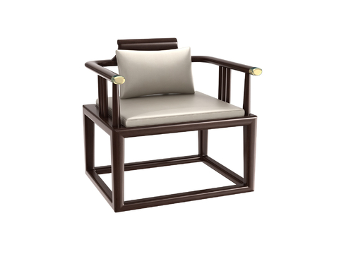 Neo-Chinese Style Chair Lounge Chair