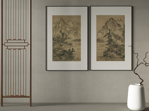 New Chinese Ink Painting Landscape Painting Decorative Painting