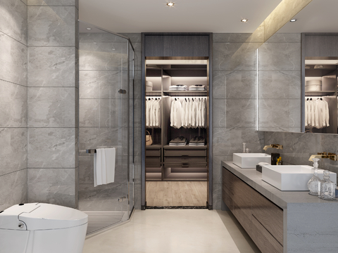 Modern Toilet Bathroom Cloakroom