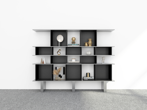 Modern Bookshelf Display Rack