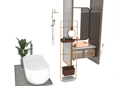 Basin Bathtub Wash-stand