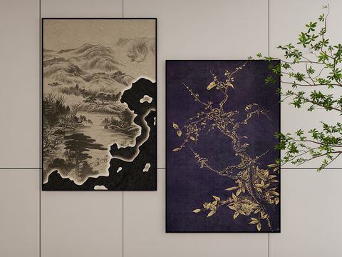 New Chinese Ink Painting Landscape Painting Decorative Painting