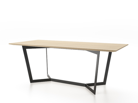 Modern Long Table Wooden Table Dining Table