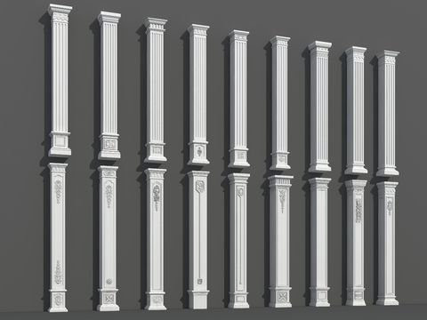 European column Gypsum column Roman column