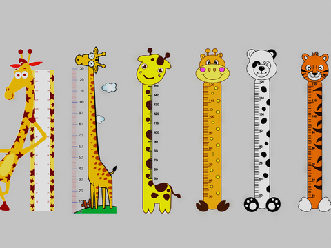 Kindergarten Height Cartoon Ruler