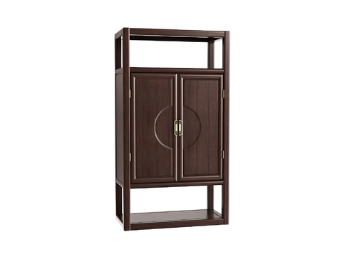 Neo-Chinese Style Hall Cabinet High Cabinet