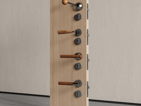 Modern door handle door lock split lock