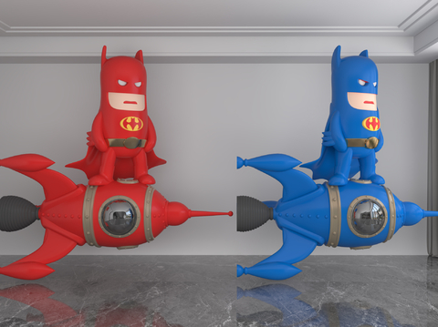 Modern Batman Doll Trendy Play Ornaments