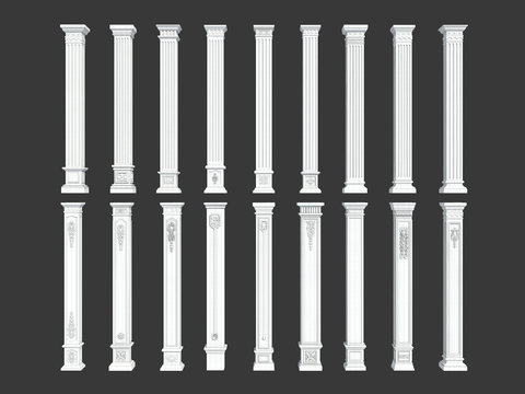 European column Gypsum column Roman column