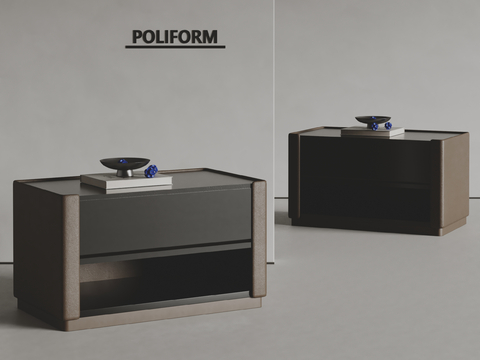 poliform Italian bedside table