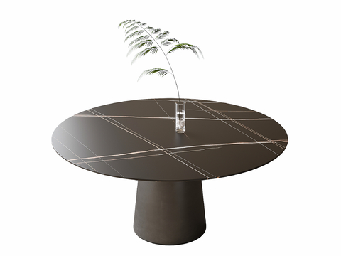 Modern round dining table