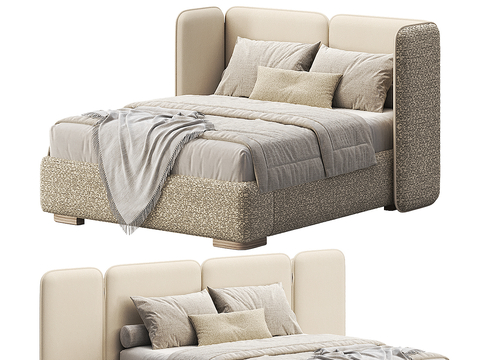 Cream Style double bed