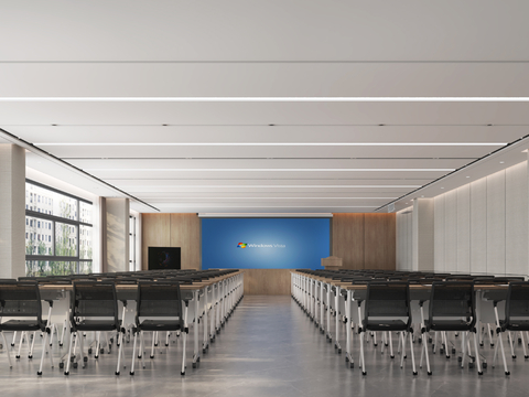 Modern conference room report hall