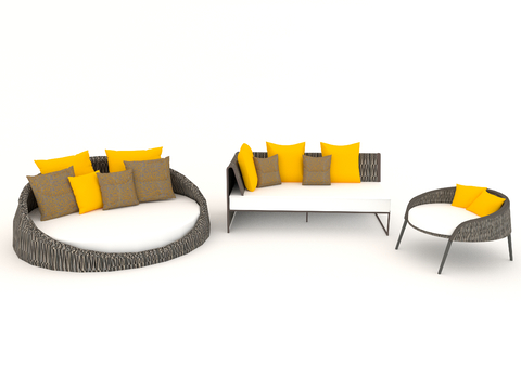 Modern Outdoor Sofa Rattan Sofa