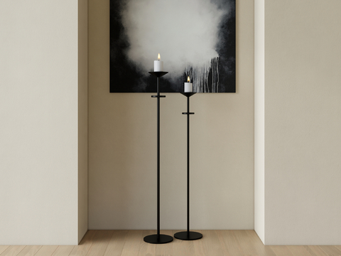 Modern Candlestick Lamp