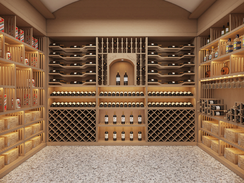 Modern Red Wine Cellar Cold Storage Room Constant-temperature Room