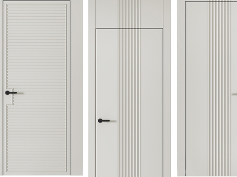 Modern Simple Door Top Door Swing Door Single Door