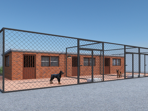 Modern Outdoor Dog House Kennel Appearance