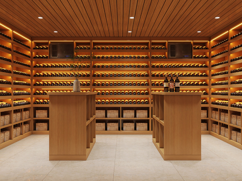 Modern Red Wine Cellar Cold Storage Room Constant-temperature Room